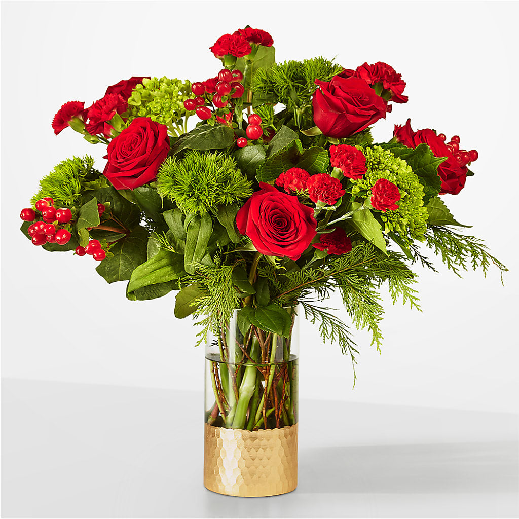 Plaid Throw Bouquet – Blue Ridge Flowers, Blue Ridge GA