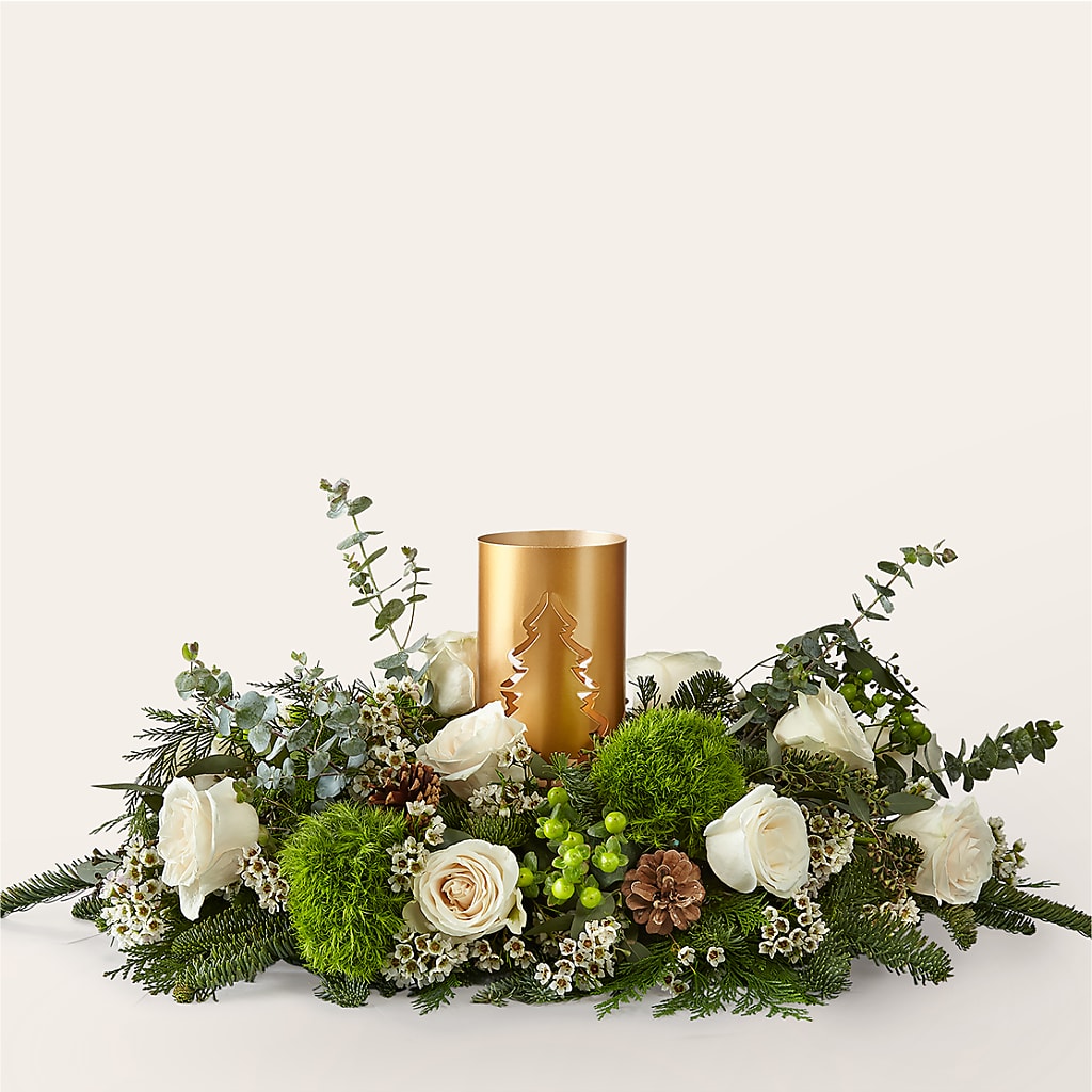 Chestnuts Roasting Centerpiece – Blue Ridge Flowers, Blue Ridge GA