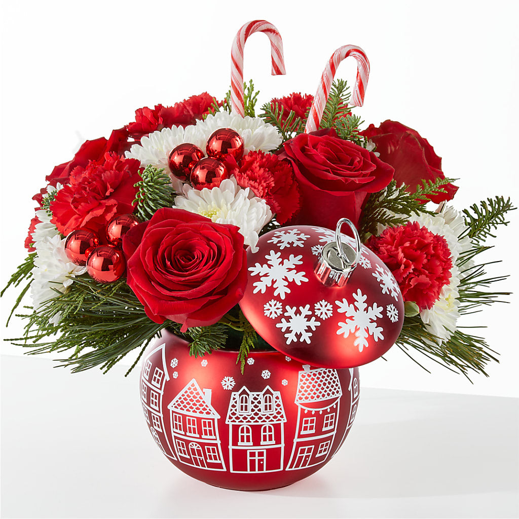 Cheer in the Air Ornament – Blue Ridge Flowers, Blue Ridge GA