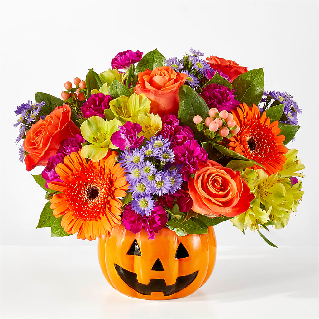 Tricks & Treats Pumpkin – Blue Ridge Flowers, Blue Ridge GA