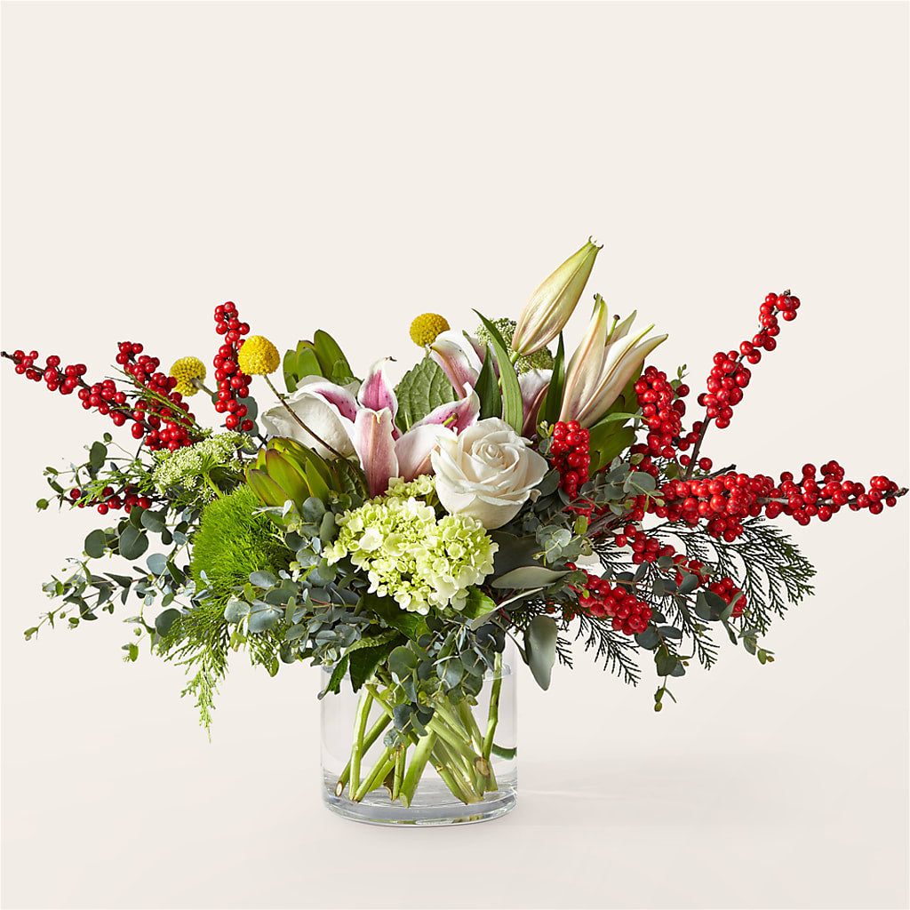 Berry & Bright Bouquet – Blue Ridge Flowers, Blue Ridge GA