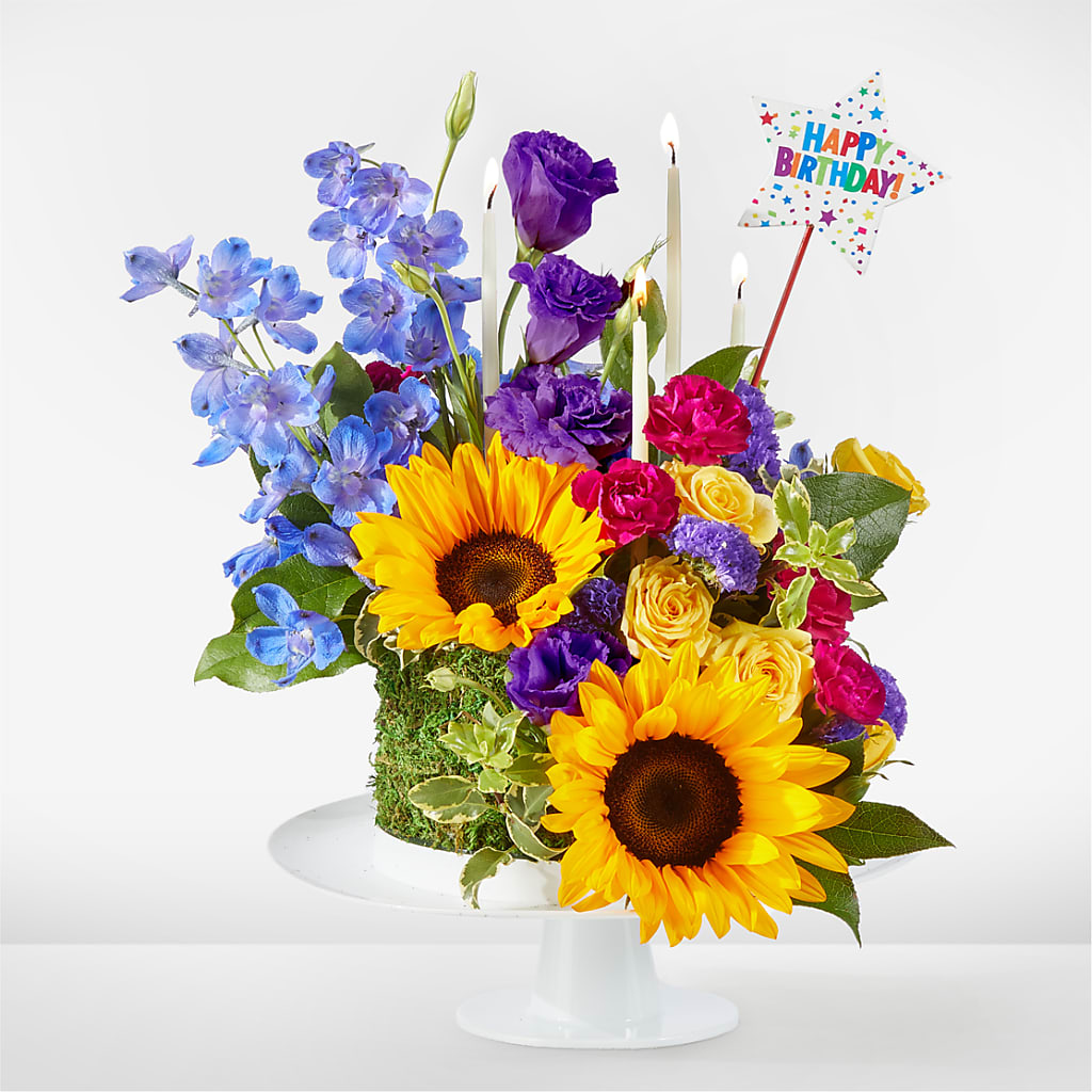 Star of the Day Floral Cake – Blue Ridge Flowers, Blue Ridge GA