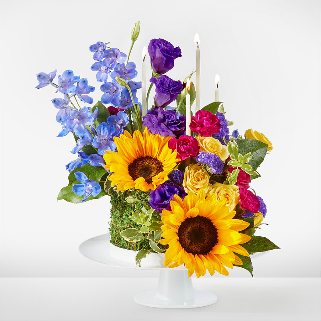 Star of the Day Floral Cake – Blue Ridge Flowers, Blue Ridge GA