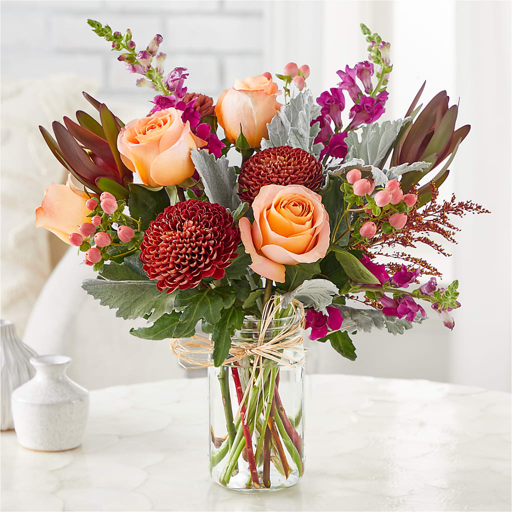 Moody Hues Bouquet – Blue Ridge Flowers, Blue Ridge GA