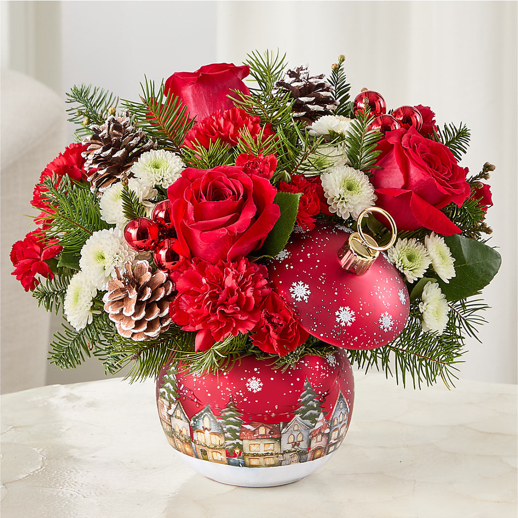 Christmas Carols Ornament –  Blue Ridge Flowers, Blue Ridge GA