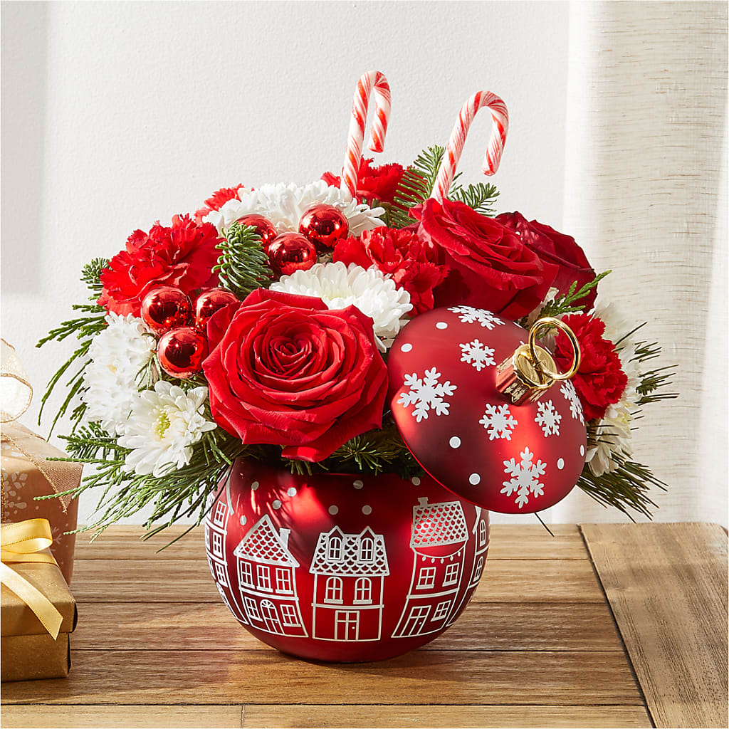 Cheer in the Air Ornament –  Blue Ridge Flowers, Blue Ridge GA