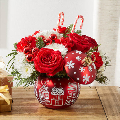 Cheer in the Air Ornament –  Blue Ridge Flowers, Blue Ridge GA