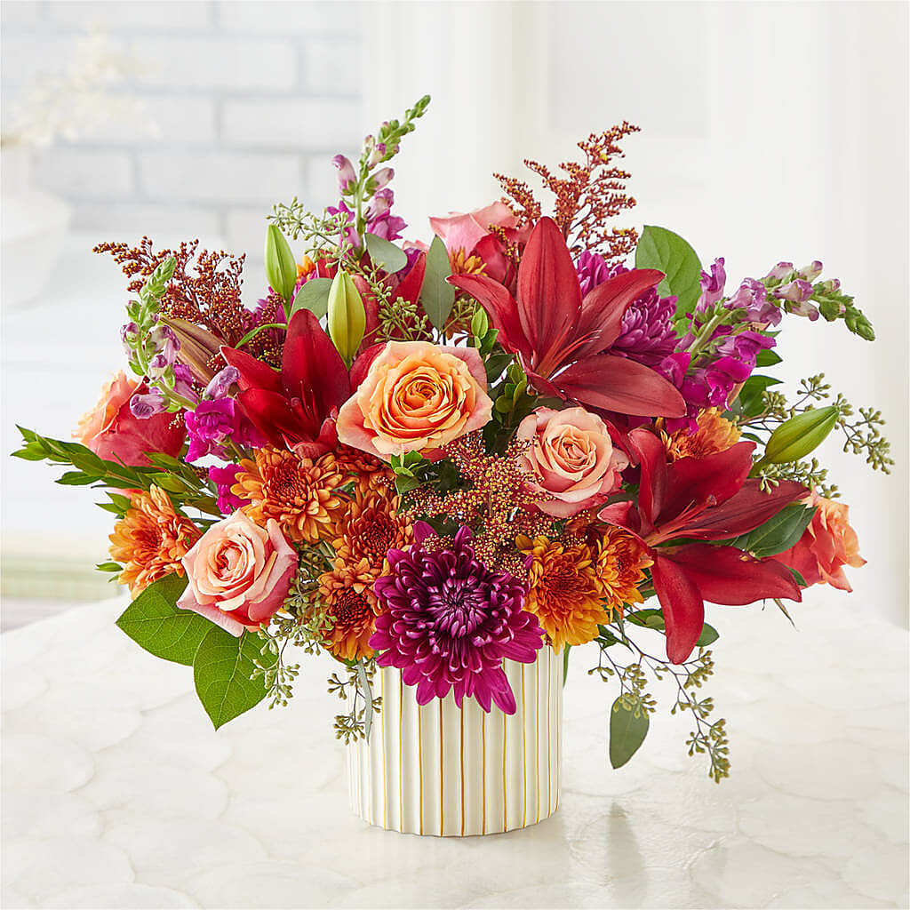 Burgundy Landscape Bouquet –  Blue Ridge Flowers, Blue Ridge GA