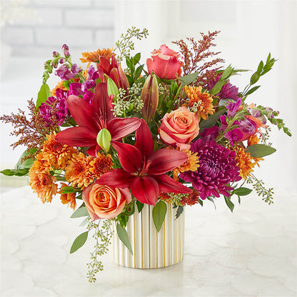 Burgundy Landscape Bouquet –  Blue Ridge Flowers, Blue Ridge GA