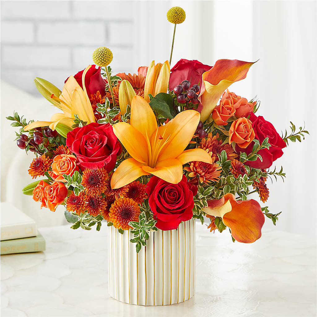 Scarlet Skies Bouquet –  Blue Ridge Flowers, Blue Ridge GA