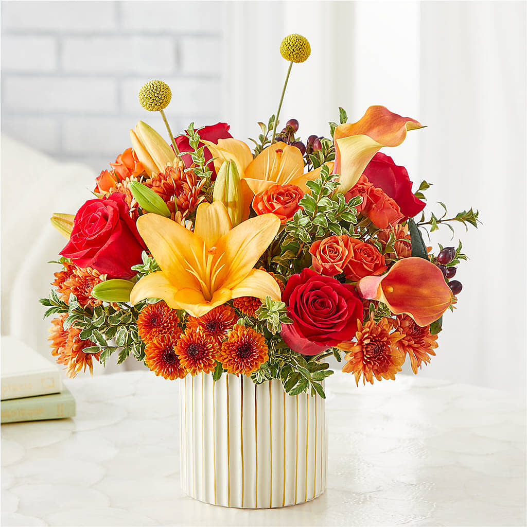 Scarlet Skies Bouquet –  Blue Ridge Flowers, Blue Ridge GA