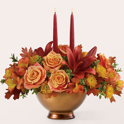 Harvest Table Centerpiece –  Blue Ridge Flowers, Blue Ridge GA