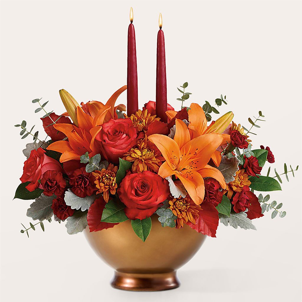 Fruits of Fall Centerpiece –  Blue Ridge Flowers, Blue Ridge GA