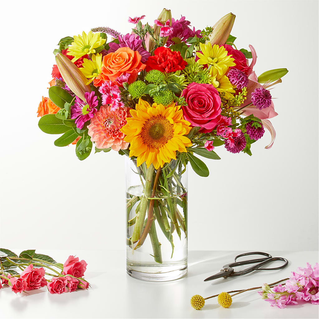 Cue the Confetti - A Florist Original –  Blue Ridge Flowers, Blue Ridge GA