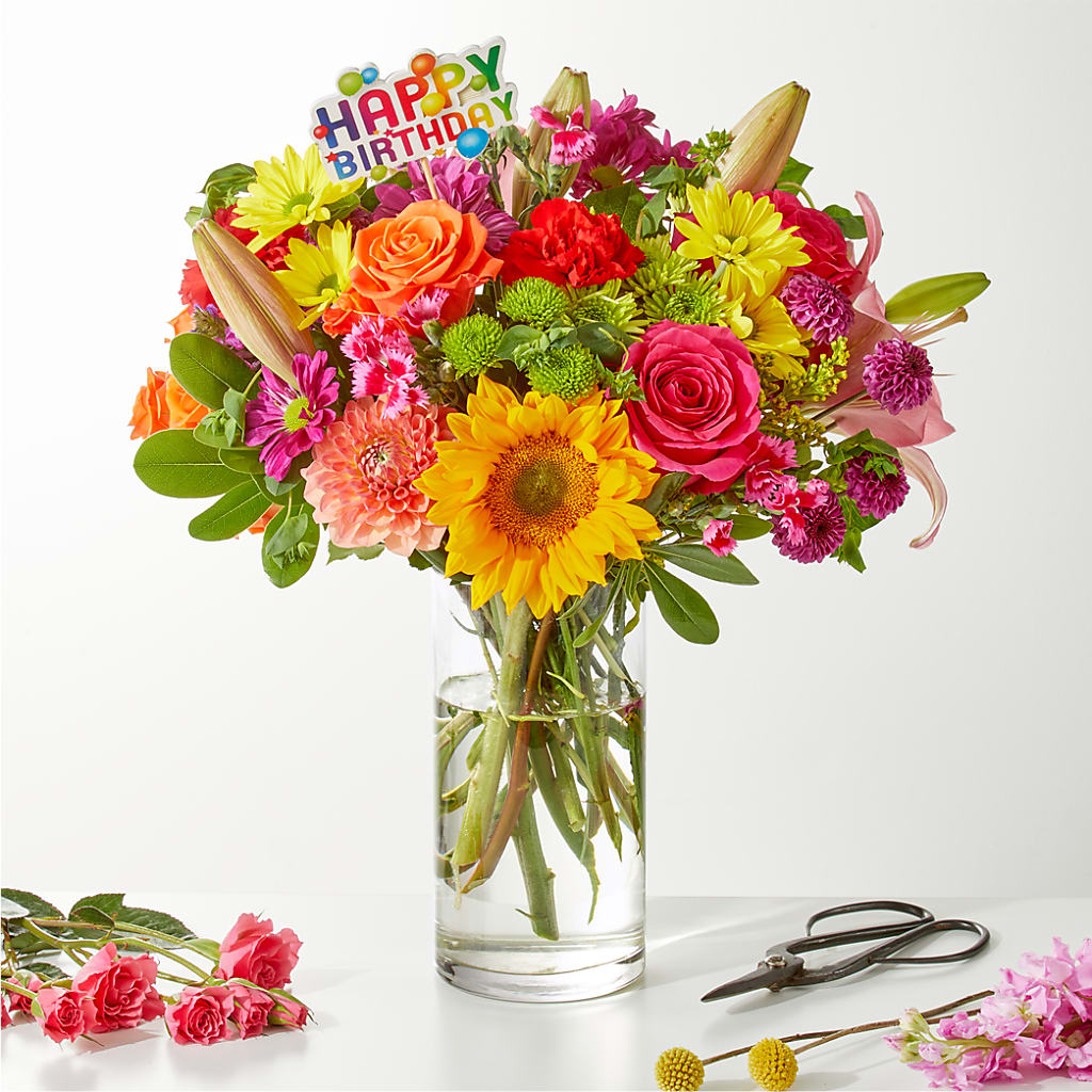 Cue the Confetti - A Florist Original –  Blue Ridge Flowers, Blue Ridge GA