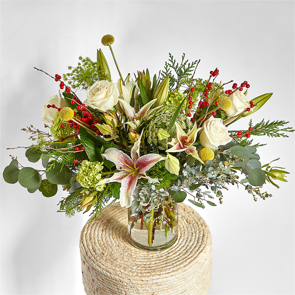 Berry & Bright Bouquet –  Blue Ridge Flowers, Blue Ridge GA
