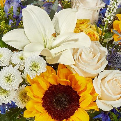 Wonderfully Sunny Bouquet –  Blue Ridge Flowers, Blue Ridge GA