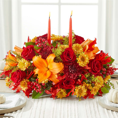 Autumn's Embrace Centerpiece –  Blue Ridge Flowers, Blue Ridge GA