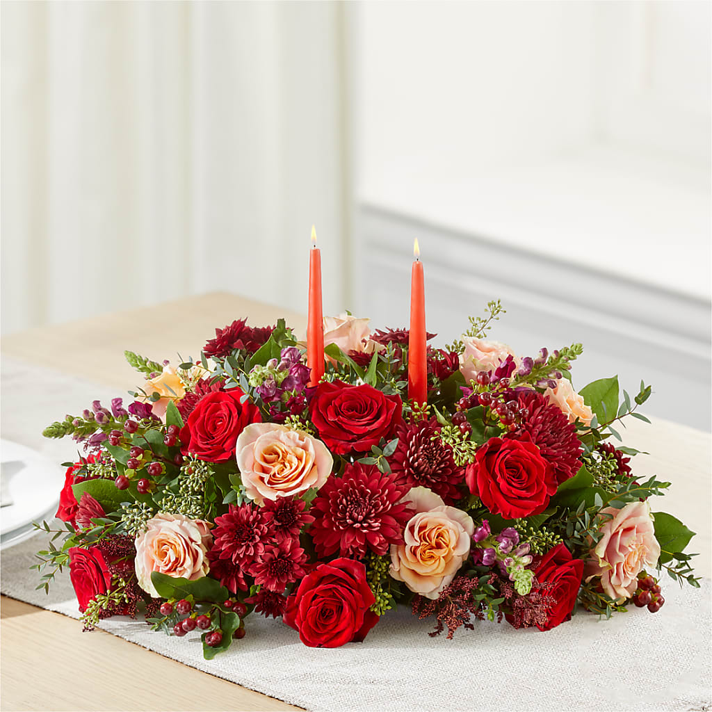 Most Thankful Centerpiece –  Blue Ridge Flowers, Blue Ridge GA