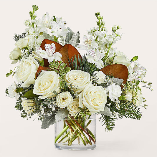 Fresh Snowfall Bouquet –  Blue Ridge Flowers, Blue Ridge GA